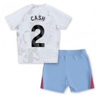 Dres Aston Villa Matty Cash #2 Preč pre deti 2023-24 Krátky Rukáv (+ trenírky)